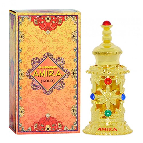 Al Haramain Perfumes Amira AHP1261 - Olio profumato, 12 ml, colore: Oro