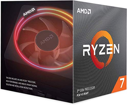 AMD Ryzen 7 3700X, processore Wraith Prism per dissipatore di calore (32 MB, 8 core, velocità 4,4 GHz, 65 W)