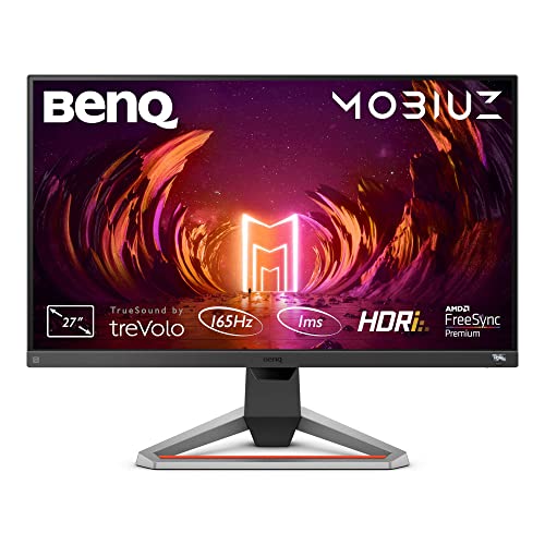 BenQ MOBIUZ EX2710S Monitor Gaming (27 pollici, IPS, 165 Hz, 1ms, HDR, FreeSync Premium, 144 Hz compatible)