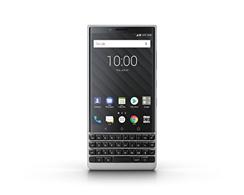 Blackberry Key2 Mono SIM, 6 GB RAM, Android 8.1, 64 GB Memoria, Argento [Italia]