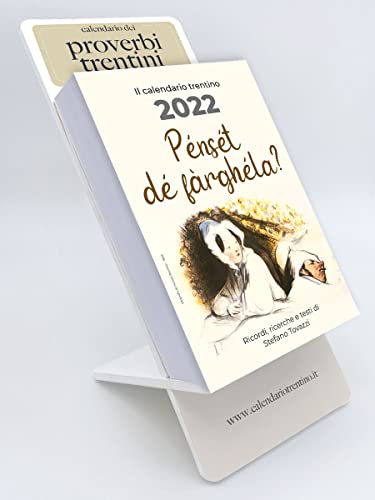 Blocco Calendario a Strappo Akena Pènsèt dè Farghèla con proverbi trentini 2022 cm. 10x15