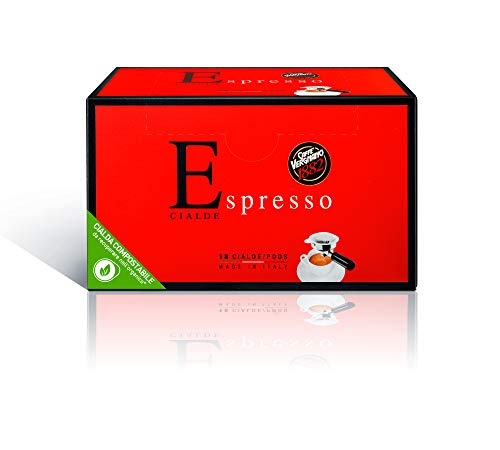 Caffè Vergnano 1882 Cialde Caffè Espresso, 6 confezioni da 18 cialde, filtro in carta (totale 108)
