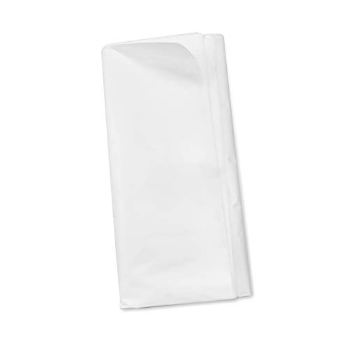 Fogli di Carta Velina 40 Fogli Carta Velina da Regalo Utilizzato per Artigianato Fai-da-te, Confezioni Regalo (Bianco)