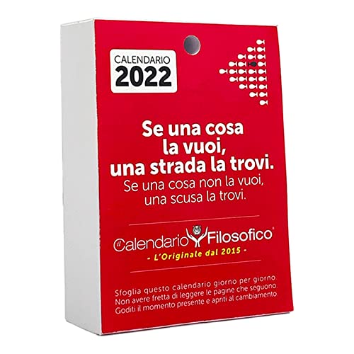 Il Calendario Filosofico 2022 – Il primo e l originale! - Ricarica Inserto 10 x 14 cm - ogni giorno una frase