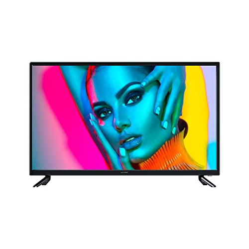 Kiano Slim TV Televisione 32  Pollici 80 cm | Triplo Tuner DVB-T2 CI CI+ | LED HD TV schermo | 2 HDMI Ingressi | Multimedia USB | Dolby Audio | PVR | Hotel Mode | Nero |Modello 2022