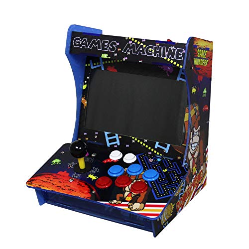 MonsterShop - Mini Macchina Arcade con 1299 Giochi Anni 80-90 Vinta...