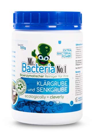 Mr.Bacteria No.1 Detergente bio-Enzimatico per la Tua Fossa settica e Il pozzo Nero 500 g - 1 Pezzo
