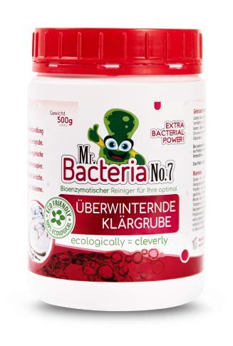 Mr. Bacteria No.7 Detergente bio-Enzimatico per Un Perfetto svernamento della Tua Fossa settica 500 g - 1 Pezzo