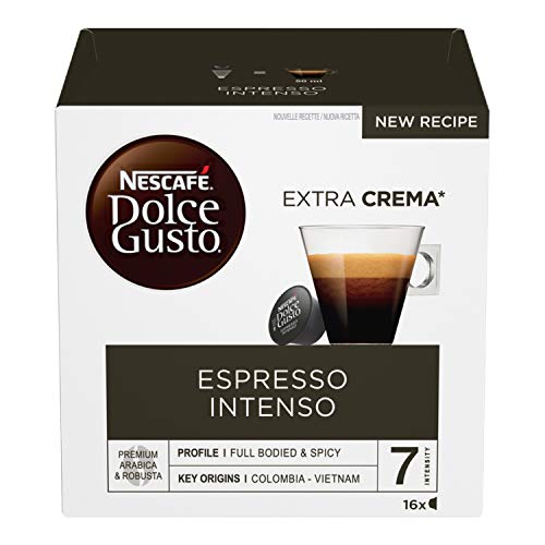 Nescafé Dolce Gusto Espresso Intenso Caffè Espresso 6 confezioni da 16 capsule (96 capsule)