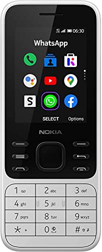Nokia 6300 Telefono Cellulare 4G Dual Sim, Display 2.4  a Colori, 4...