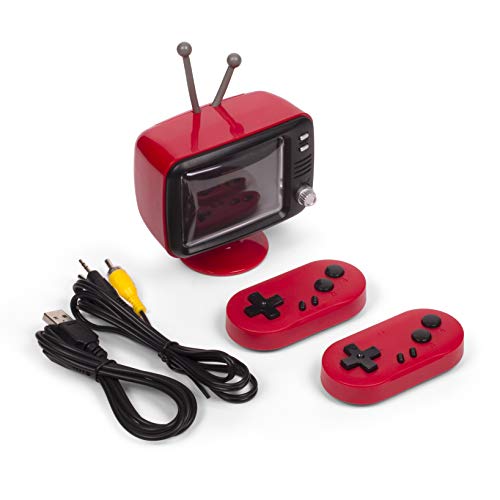 Orb- Mini Console TV retrò, Colore Rosso, 5060613313183...