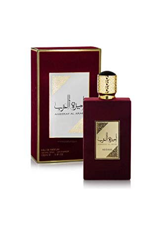 Profumo AMEERAT AL ARAB 100 ml Parfum Dames Attar Arabo Orientale Oud Regalo per Donne Muschio Halal Note: Uva, Arancia, Rosa, Gelsomino, Muschio, Ambra