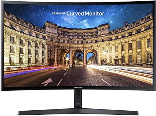 Samsung Monitor CF39 (‎C24F396), Curvo (1800R) , 24 , 1920x1080 (Full HD), VA, 60 Hz, 4 ms, FreeSync, HDMI, D-Sub, Ingresso Audio, Eye Saver Mode, Nero