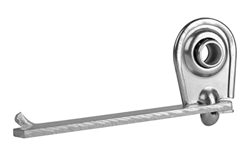 Schellenberg 10239 Gesso con Cuscinetto a Sfera in Metallo Maxi, Diametro del Foro di 12,5 mm, Ideale per tapparelle avvolgibili Pesanti, Grigio