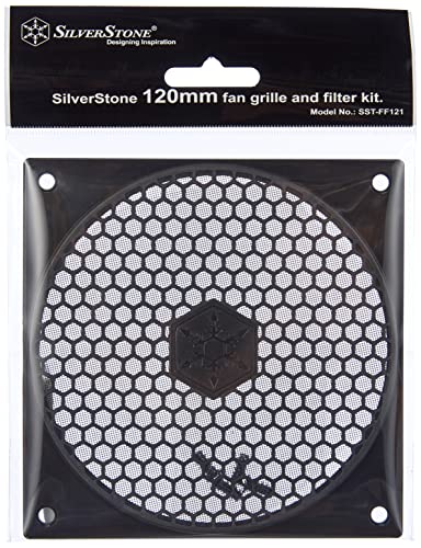 SilverStone SST-FF121B - Griglia ventola con filtro antipolvere 120...