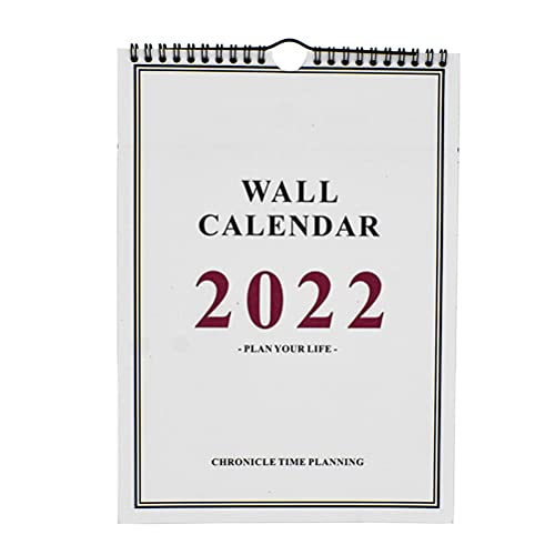 STOBOK 1Pc Calendario Murale Accademico 2021-2022 16 Mesi Settembre 2021 - Dicembre 2022 Calendario Pianificatore Calendario Muro Dipinto a Mano Calendario Pianificatore per La
