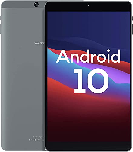 Tablet 8 Pollici, Android 10.0, Processore Kingpad SA8 Vastking Octa-Core, 3 GB di RAM, 32 GB Spazio di Archiviazione, IPS 1920x1200, Wi-Fi 5G, GPS, Fotocamera da 13MP, Grigio Argento