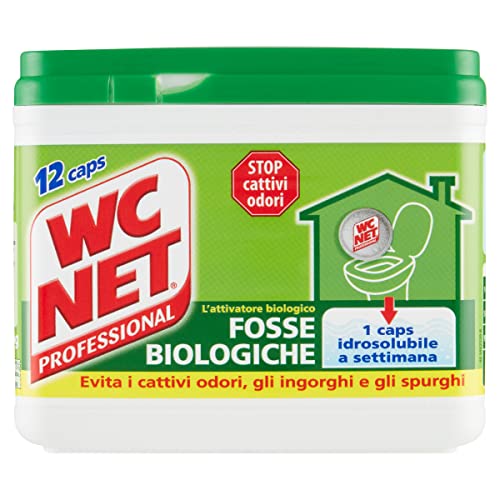 Wc Net Professional - Fosse Biologiche, Capsule Idrosolubili per WC...