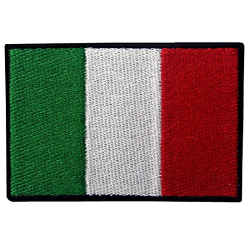 ZEGIN Italia Bandiera Ricamata Applique Ferro A Cucire Il Cerotto Distintivo