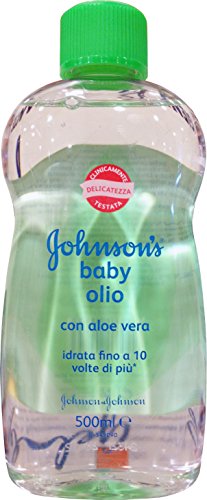 12 x JOHNSON S Baby Olio Corpo Con Aloe Vera 500 ML