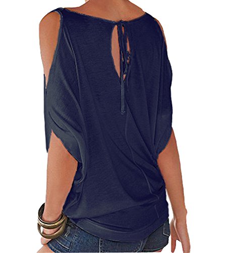 365-Shopping Shirt Spalle Scoperte Bluse e Camicie Estive Donna Cam...