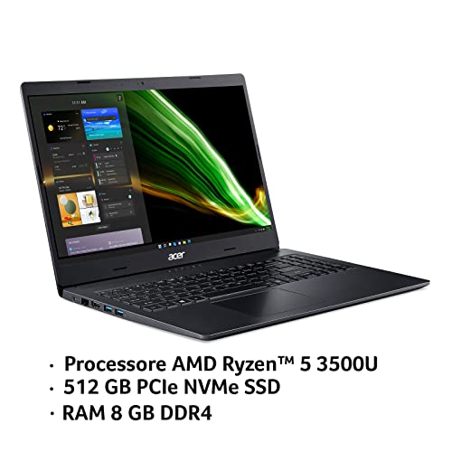 Acer Aspire 3 A315-23-R5AC Pc Portatile, Notebook con Processore AM...