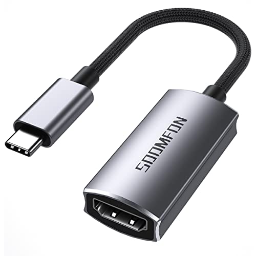 Adattatore USB C a HDMI 4K a 60Hz - SOOMFON Adattatore da Tipo C Thunderbolt 3  4 a HDMI, Compatibile con iPad, Mac, MacBook Pro  Air, Surface Pro, Notebook Lenovo, Samsung Galaxy e Smartphone