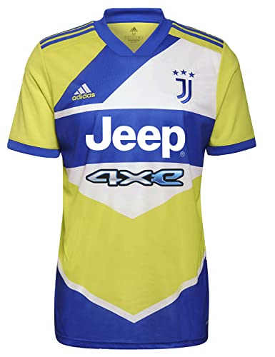 adidas Men s Juventus 21 22 3rd Jersey (Shock Yellow HI-RES Blue, Medium)
