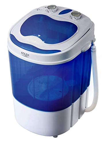 Adler AD 8051 lavatrice Portatile Caricamento dall alto Blu, Bianco 3 kg