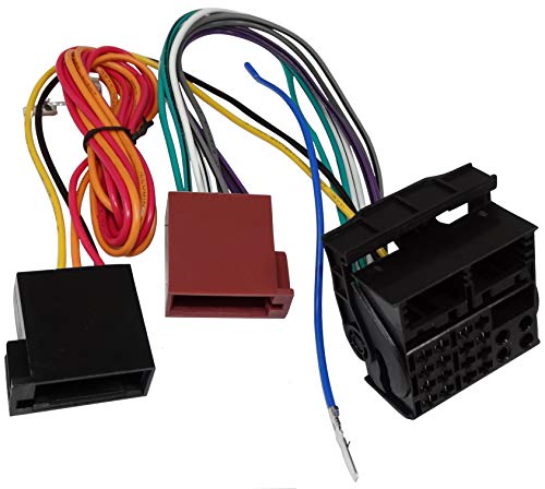 AERZETIX: Adattatore cavo connettore spina ISO per autoradio. Permette di consente collegare un ricevitore standard al posto del sistema audio originale C11899