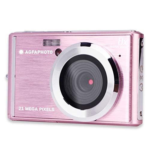 AGFA Photo DC5200 - Fotocamera digitale compatta, colore: Rosa