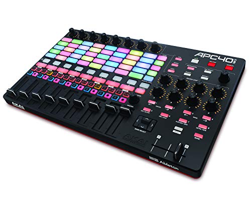 AKAI Professional APC40 II - Tastiera MIDI Controller USB con Pad Multicolore, Fader, Potenziometri e Pacchetto di Software con Ableton Live Lite, Effetti e Sample
