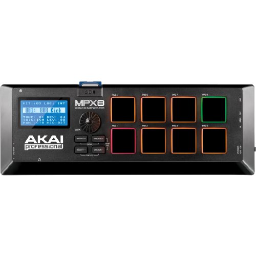 AKAI Professional MPX8 - Campionatore MIDI Controller con Libreria di Suoni, Campioni e Software Sample Kit Editor