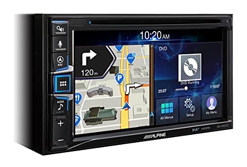 Alpine Electronics INE-W611D Moniotor Doppio DIN con Navigazione Integrata, Dab +, HDMI, Lettore CD Dvd e compatibilità con Apple CarPlay e Android Auto
