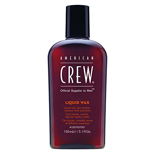 American Crew Liquid Wax, Cera Liquida Capelli per Uomo, Tenuta Med...