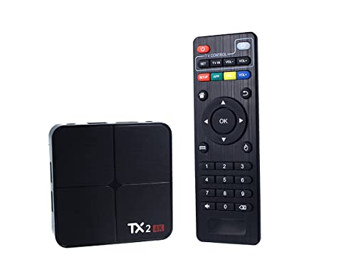 Android TV Box, WiFi 2.4G Ethernet HD, Trasforma Televisore Normale In Smart TV (2GB RAM 8GB ROM 78X78X17mm)