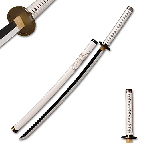 Anime Samurai Cosplay Spada,Roronoa Zoro,Wado Ichimonji,Lama di Legno Katana,104 CM, utilizzato per Giochi di Ruolo e Collezioni