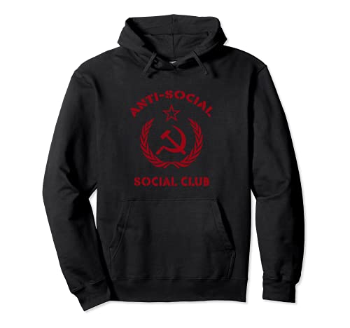 Anti-Social Club Russian USSR Soviet Union CCCP Communist Felpa con Cappuccio