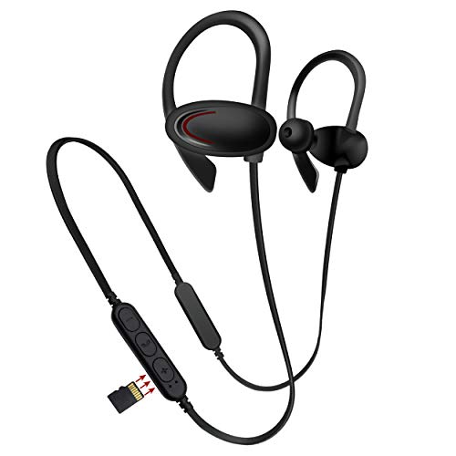 AREABI S 951 Auricolari Bluetooth Sport con Lettore MP3 Integrato, Bluetooth 5.0, Microfono HD, Cuffie Wireless per Corsa, Fitness, Bici, Palestra, Per iPhone Android, Samsung