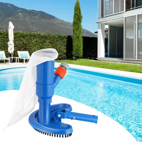 Aspirapolvere per piscina Vacuum Jet Vac con spazzole, spazzola per la pulizia delle piscine testa a vuoto con attacco tubo aspirapolvere Jet-Pool