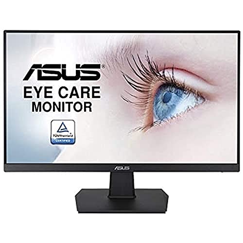 Asus VA24EHE – Schermo PC 23, 8  FHD – Schermo IPS – 16: 9 – 75 Hz – 1920 x 1080 – 250 CD M2 – HDMI, DVI e VGA – Adaptive Sync – Tecnologia Eye Care