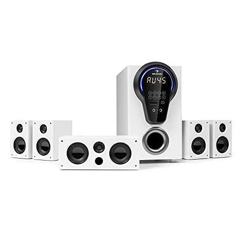 AUNA Areal 525 DG - Surround Sound System 5.1, Home Theater 5.1, Po...