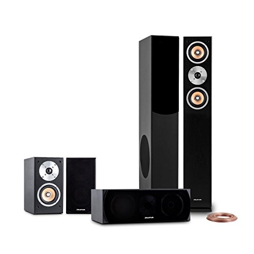 Auna Linea WN-501 5.0 Home Theater Sound System Home Cinema Complet...