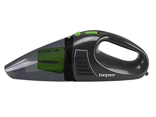 BEPER P202ASP400, Aspirabriciole per Auto, ABS+PP, Nero E Verde, 70W, 70 W, 0.5 Litri, 60 decibeles