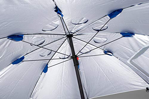 BestIF - Ombrellone da spiaggia, misura XXL, robusto ombrellone 2 i...
