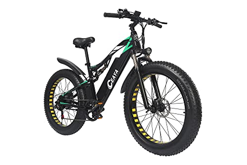 Bici Elettriche Per Adulti, CEAYA 26  48V E-Bike Con Batteria Shimano 17AH Rimovibile a 7 Velocità, Bici Elettrica MTB Elettrica Per Uomo e Donna