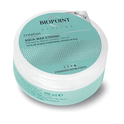 Biopoint Styling - Aqua Wax Strong Edition, Cera Capelli Modellante...
