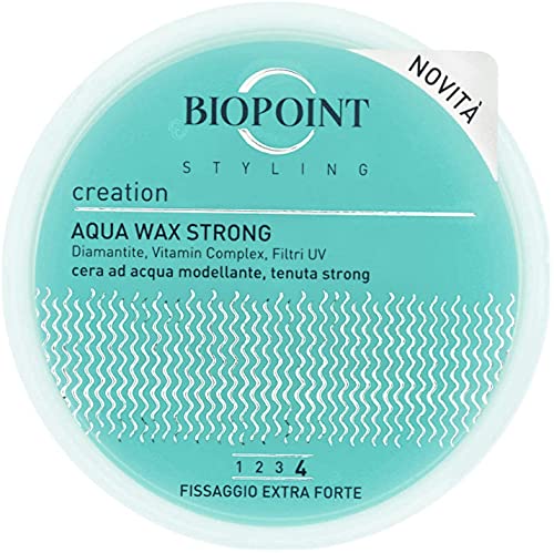 Biopoint Styling - Aqua Wax Strong Edition, Cera Capelli Modellante...