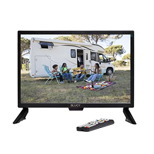BLUENERGY TV LED 19  HD Alimentazione a 12V per Camping Caravan Cam...