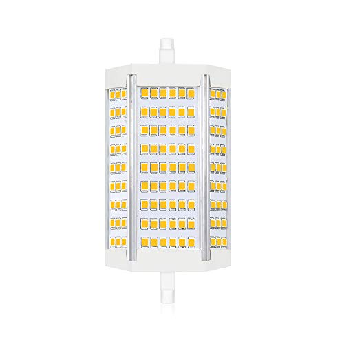 Bonlux 30W R7S LED Dimmerabile 118mm lampada, ricambio per lampadina alogena da 300W, Tipo J doppio attacco lampadina J118 per luci sotto bancone lampada veranda (bianco caldo 2800K, confezione da 1)